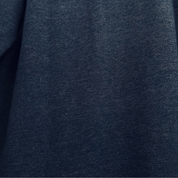 Croft & Barrow Men’s Medium Navy Blue Soft Fleece Zippered 1/4 Zip Sweatshirt - Picture 4 of 6